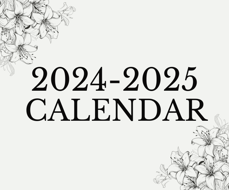 20242025 Calendar St Mary School Delaware